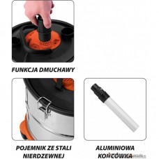 VOREL Aspirator pentru cenusa 800 W..